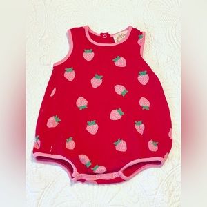 TBBC strawberry Patton play bubble, size 12-18 months EUC